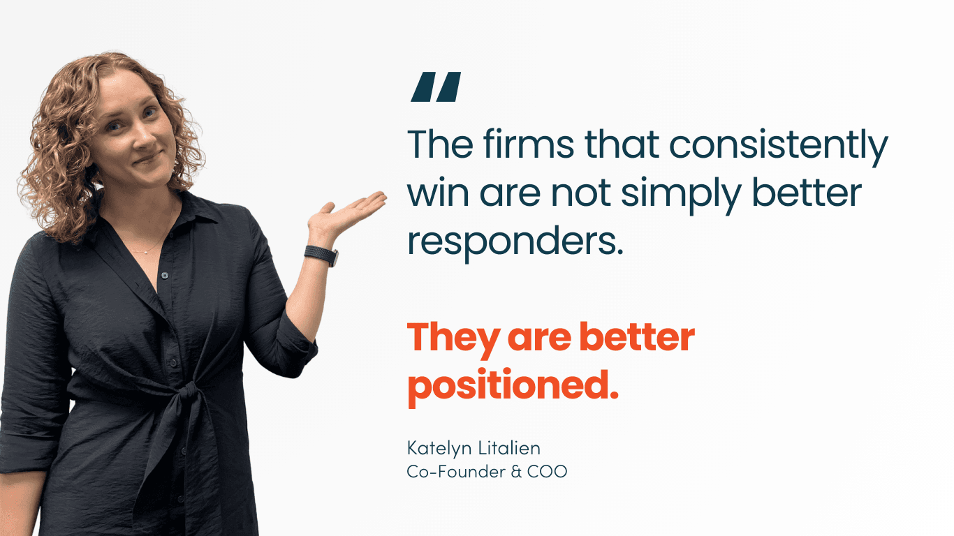 A/E Fims that consistently win are better positioned.